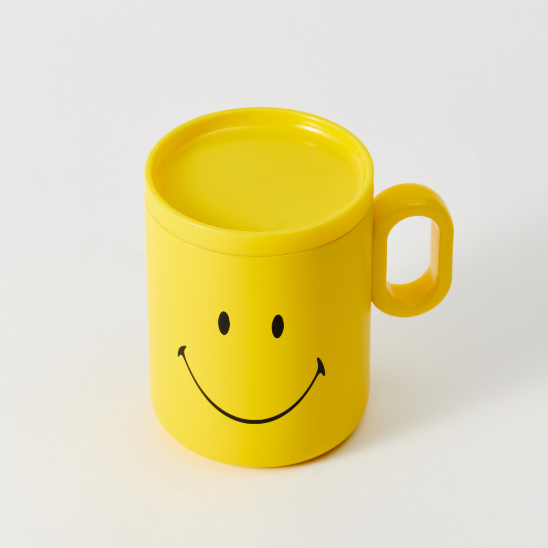 Kaco Buddy 350 ml Stainless Steel Mug(with Smiley World)