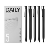 Kaco Daily Gel Ink Pen Set- Pack of 5