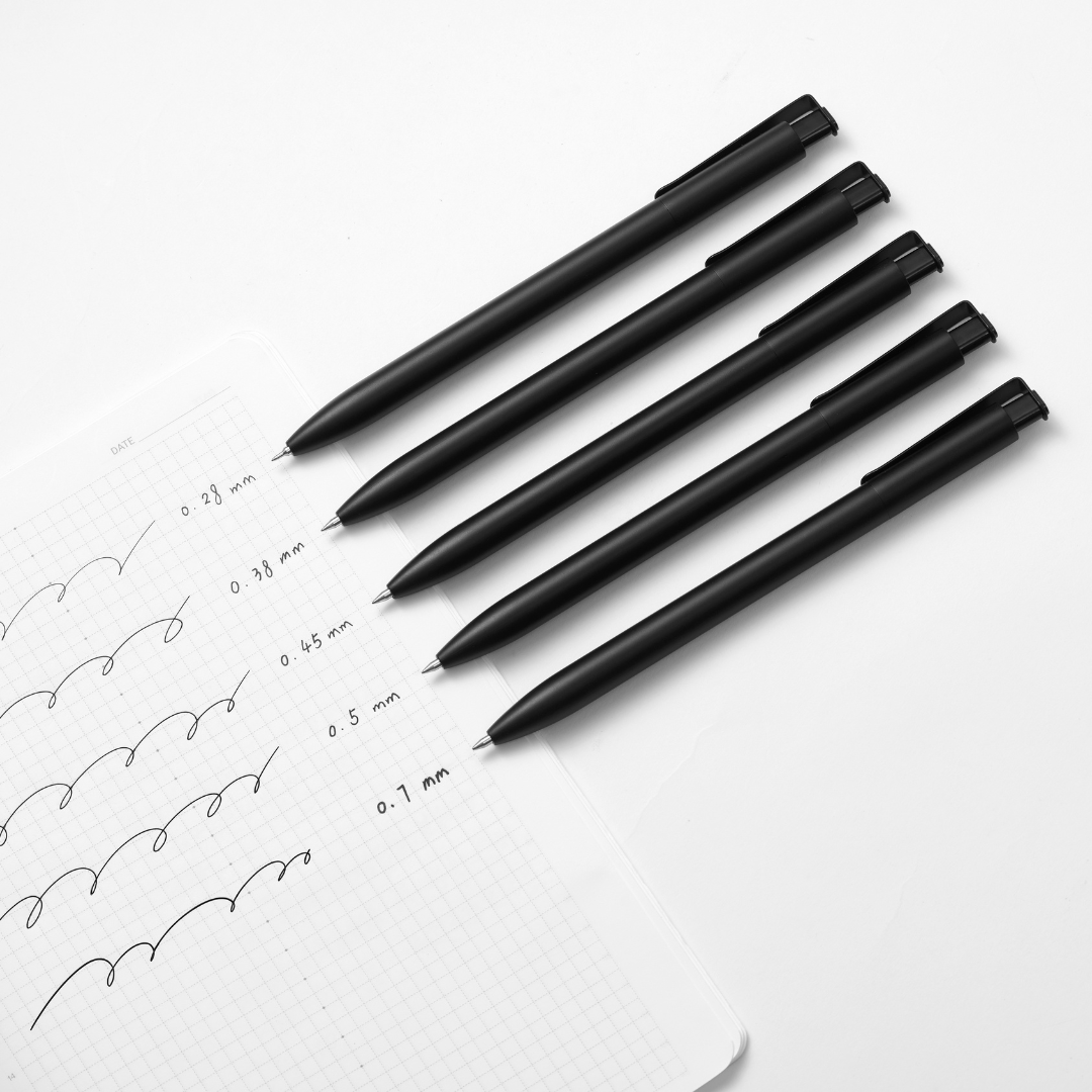 Kaco Daily Gel Ink Pen Set- Pack of 5
