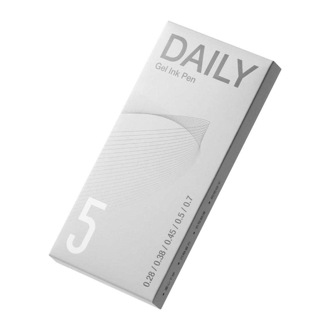 Kaco Daily Gel Ink Pen Set- Pack of 5
