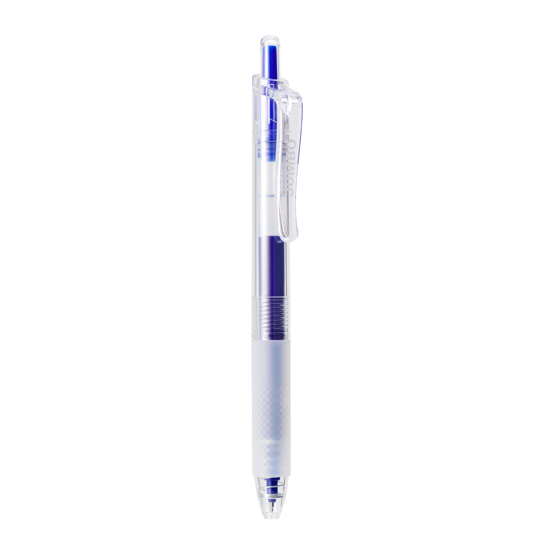 Kaco Jumbo Push Blue Ink Gel Pen- Pack of 5