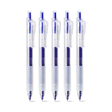 Kaco Jumbo Push Blue Ink Gel Pen- Pack of 5