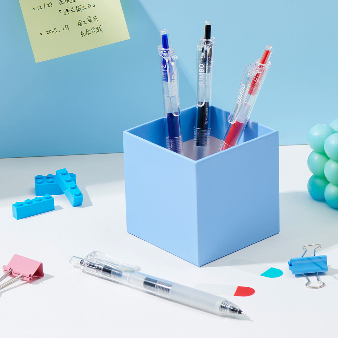 Kaco Jumbo Push Gel Ink Pens- Pack of 3