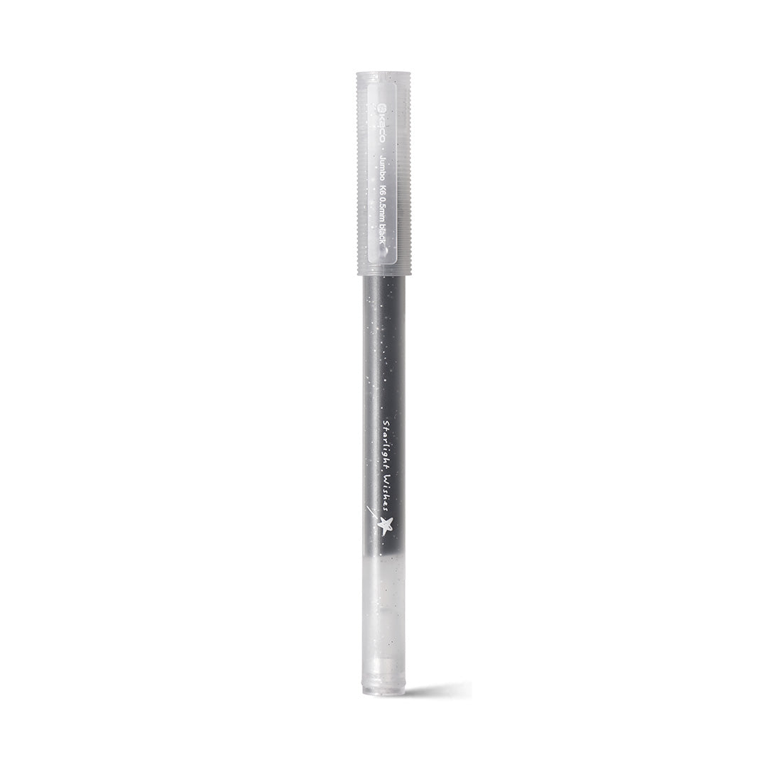 Kaco Jumbo Starlight Black Ink Gel Pen