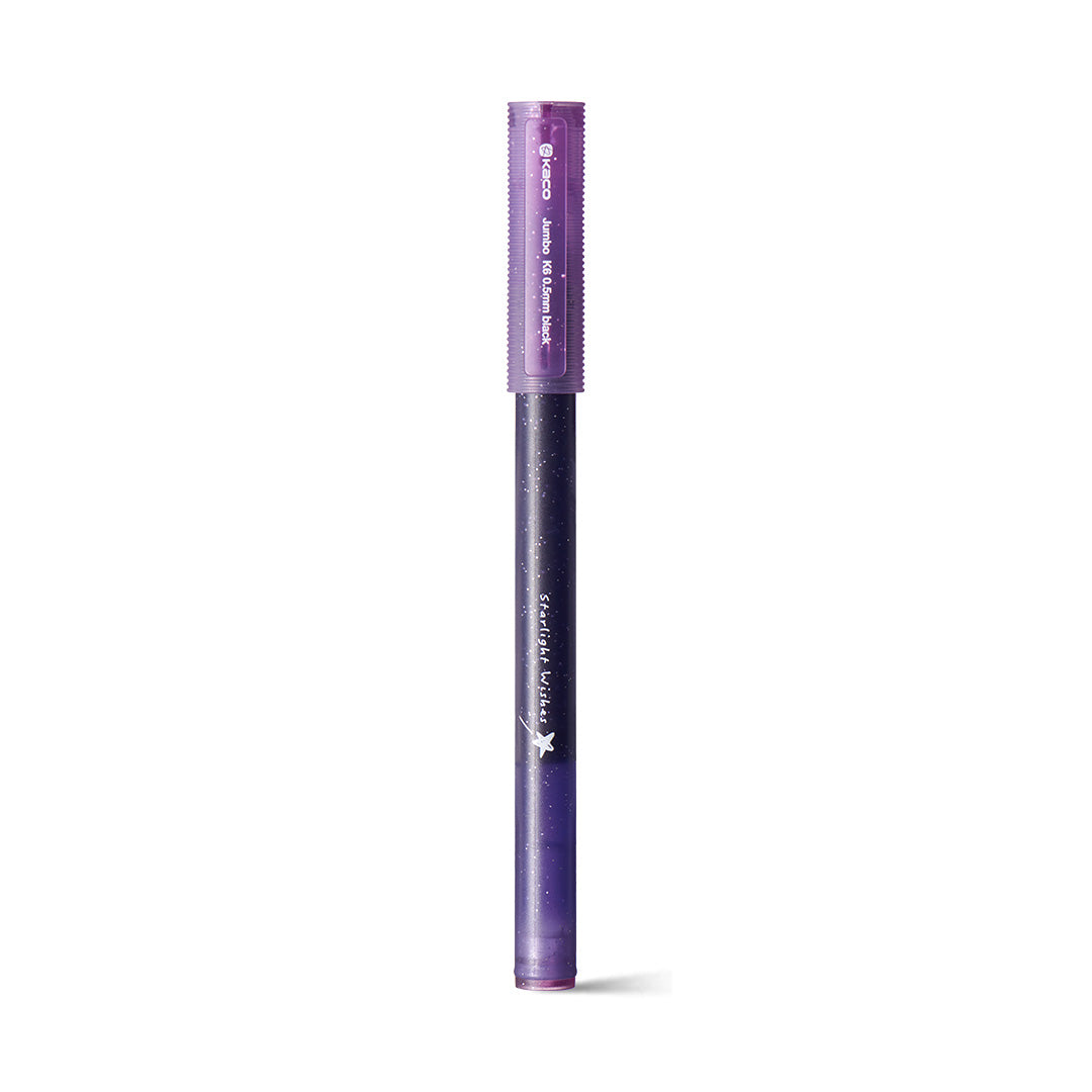 Kaco Jumbo Starlight Black Ink Gel Pen