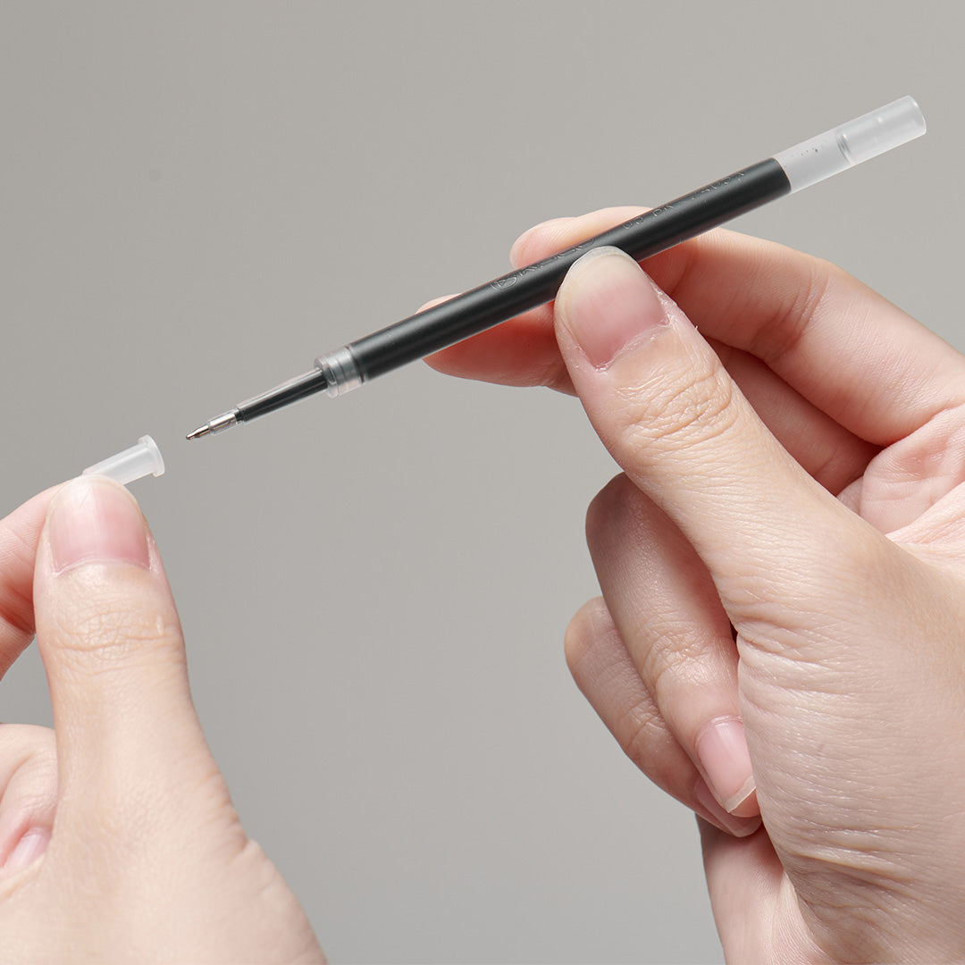 Kaco K7 Black Ink Refills 0.5mm(ST Tip)- Pack of 10