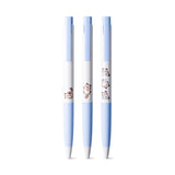 Kaco K7 Cat Black Ink 0.5mm Gel Pen- Pack of 3