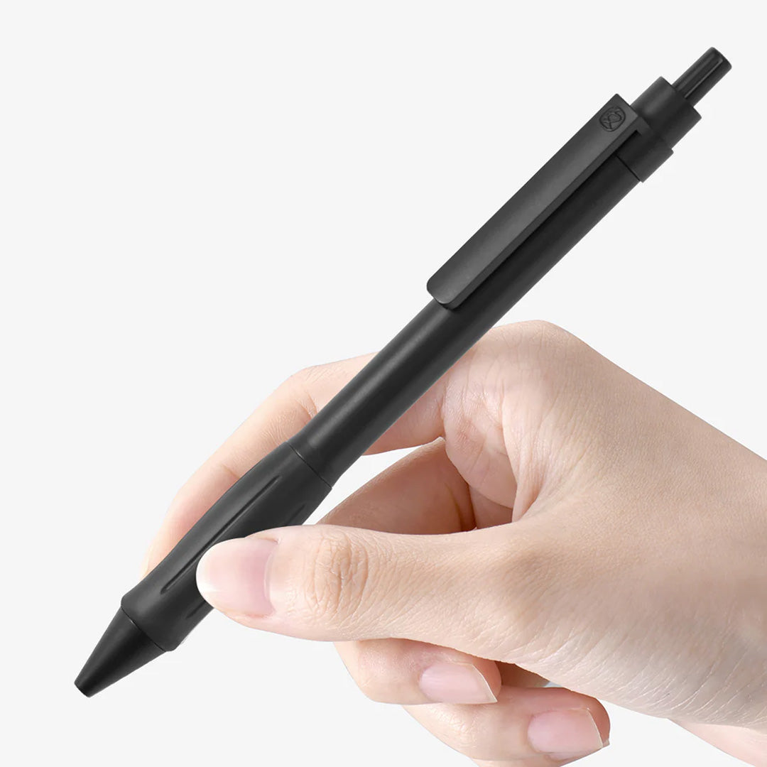 Kaco Keybo Black Gel Ink Pen- 5pcs
