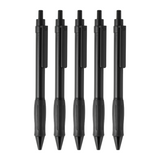 Kaco Keybo Black Gel Ink Pen- 5pcs