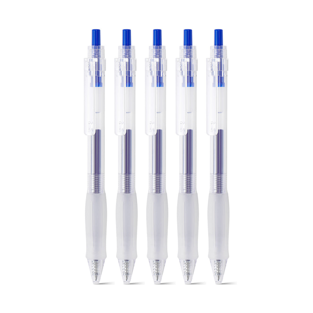 Kaco KEYBO Transparent Gel Ink Pen 5pcs/set - SCOOBOO - Kaco