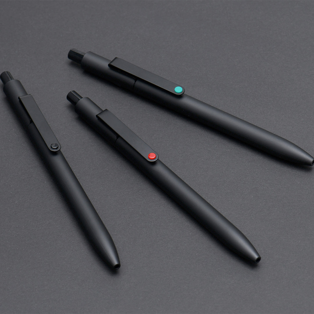 Kaco Midot Black Clip Chrome 0.5mm Gel Pen