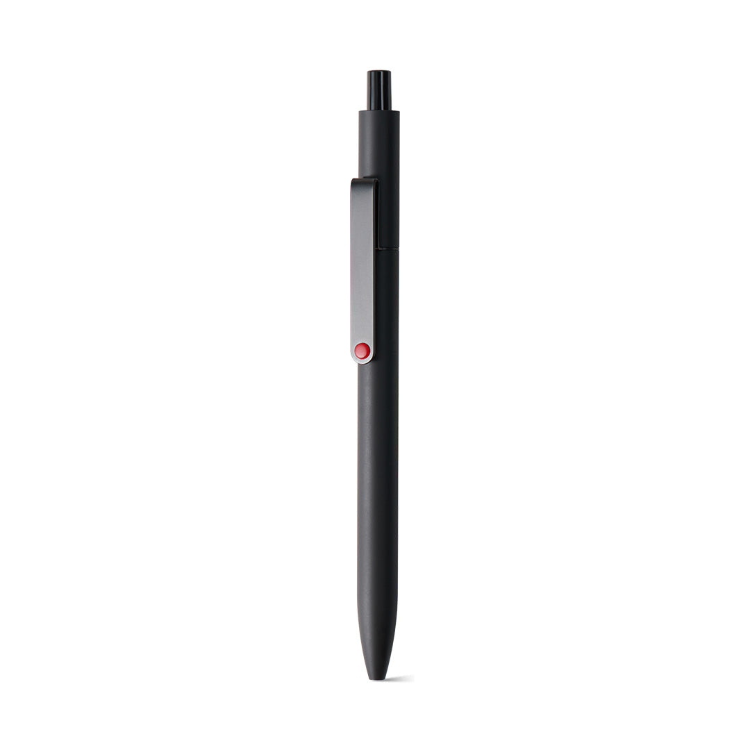 Kaco Midot Black Clip Chrome 0.5mm Gel Pen