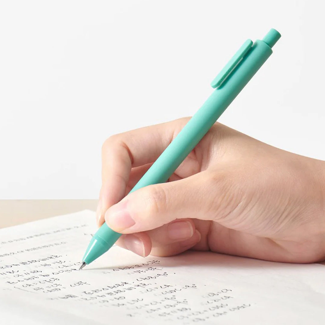 Kaco Pure Green Hills Recycled Plastic 0.5mm Gel Pen Set