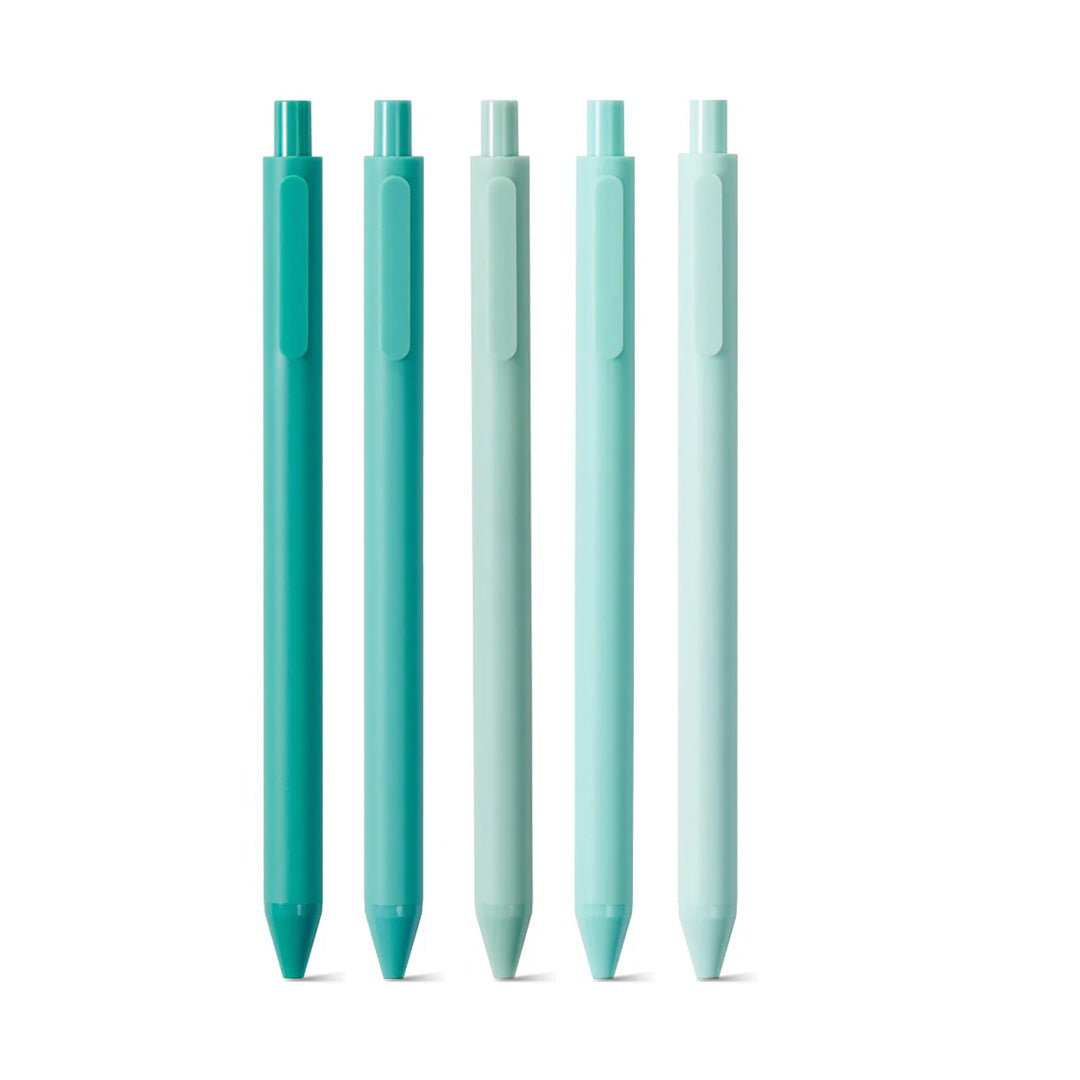Kaco Pure Green Hills Recycled Plastic Gel Pen Set