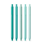 Kaco Pure Green Hills Recycled Plastic 0.5mm Gel Pen Set