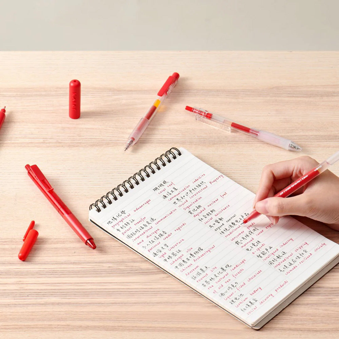 Kaco Red Pen Set- Pack of 5
