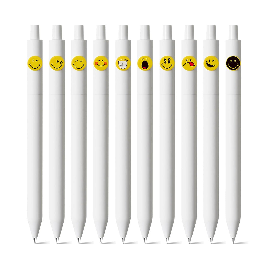 Kaco Beta Smiley World Gel Pen-  Pack of 10