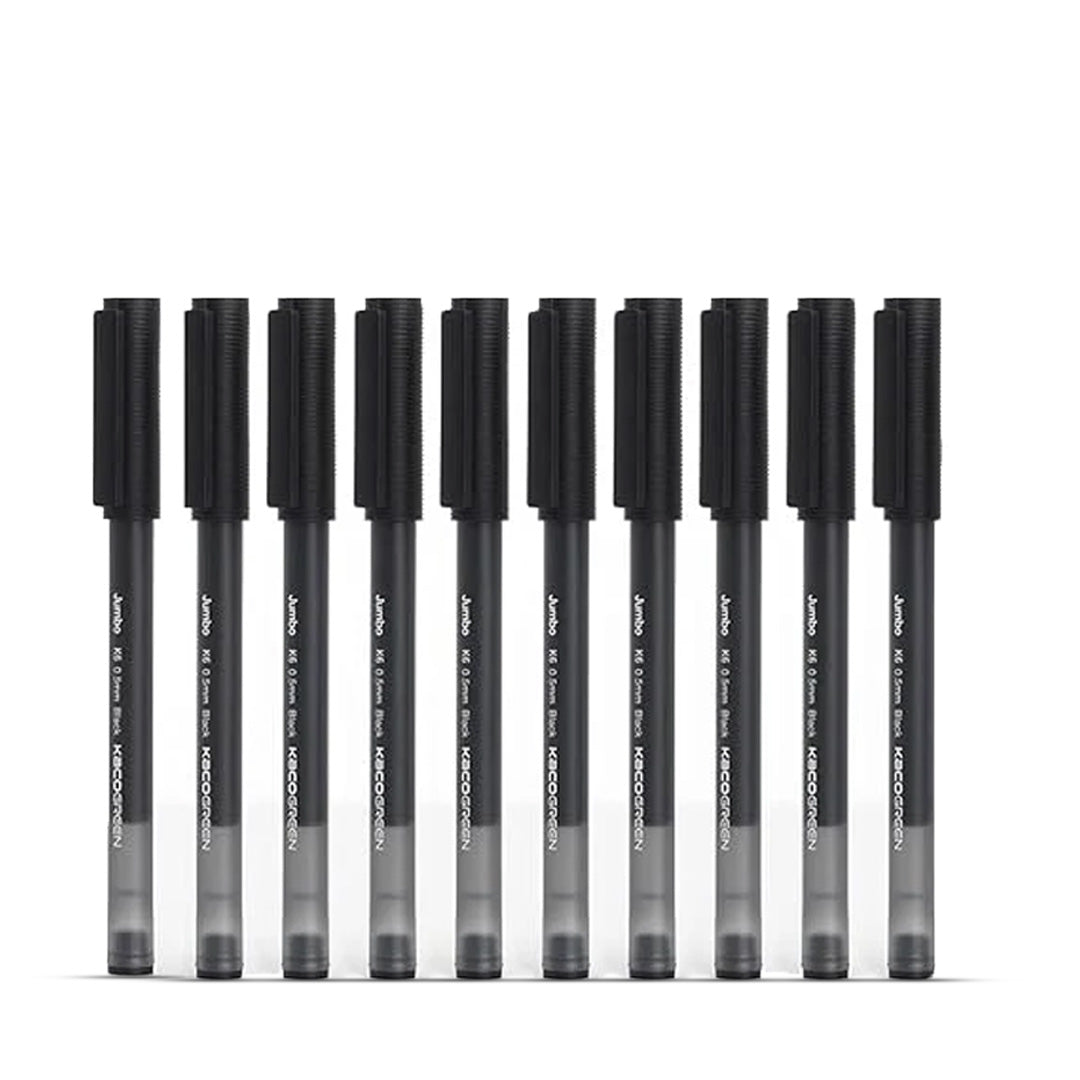 Kaco Jumbo Black Gel Pen Set