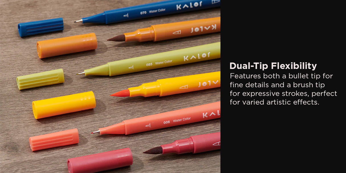 Kaco Kalor Double-tip Water Color National Museum Set