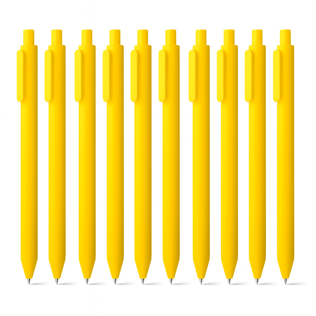 Kaco Pure Gel Pens 0.5mm (Pack of 10)-Black Ink