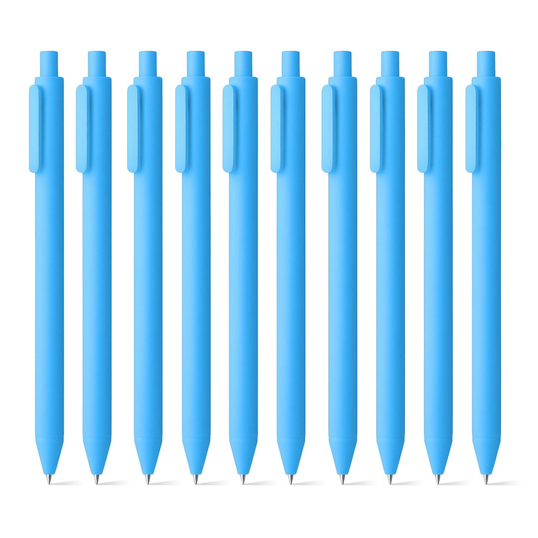 Kaco Pure Gel Pens 0.5mm (Pack of 10)-Black Ink