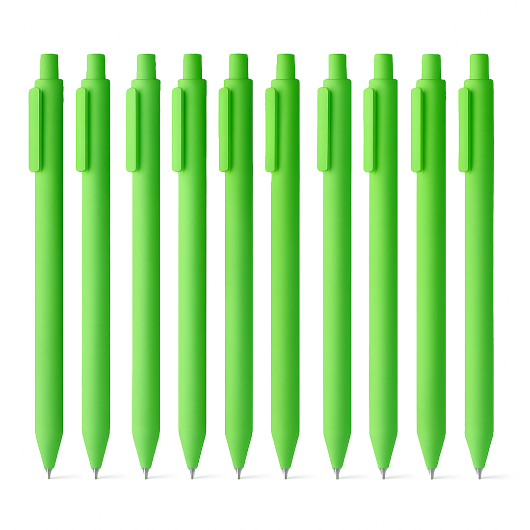 Kaco Pure Gel Pens 0.5mm (Pack of 10)-Black Ink