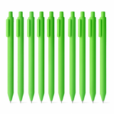 Kaco Pure Gel Pens 0.5mm (Pack of 10)-Black Ink