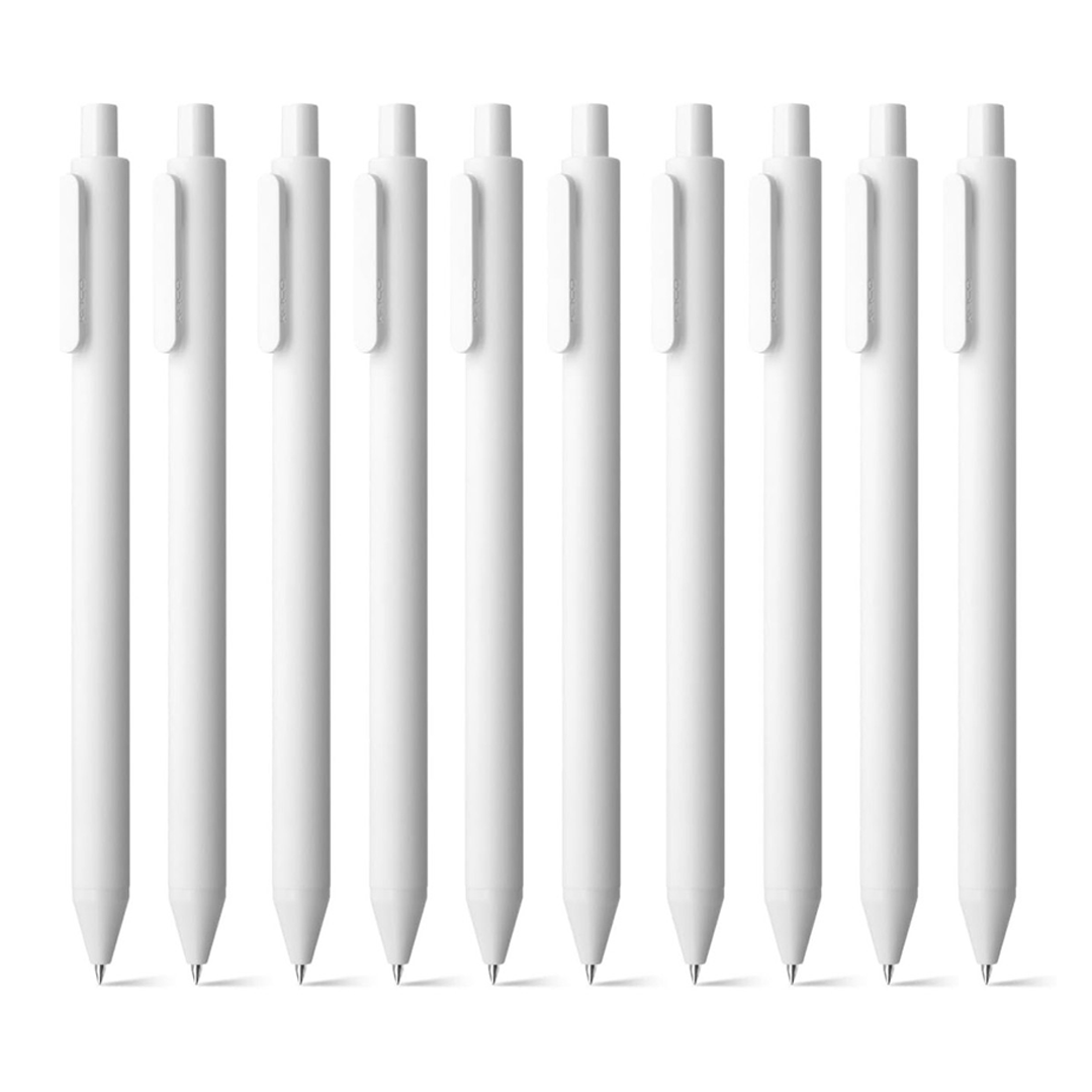 Kaco Pure Gel Pens 0.5mm (Pack of 10)-Black Ink