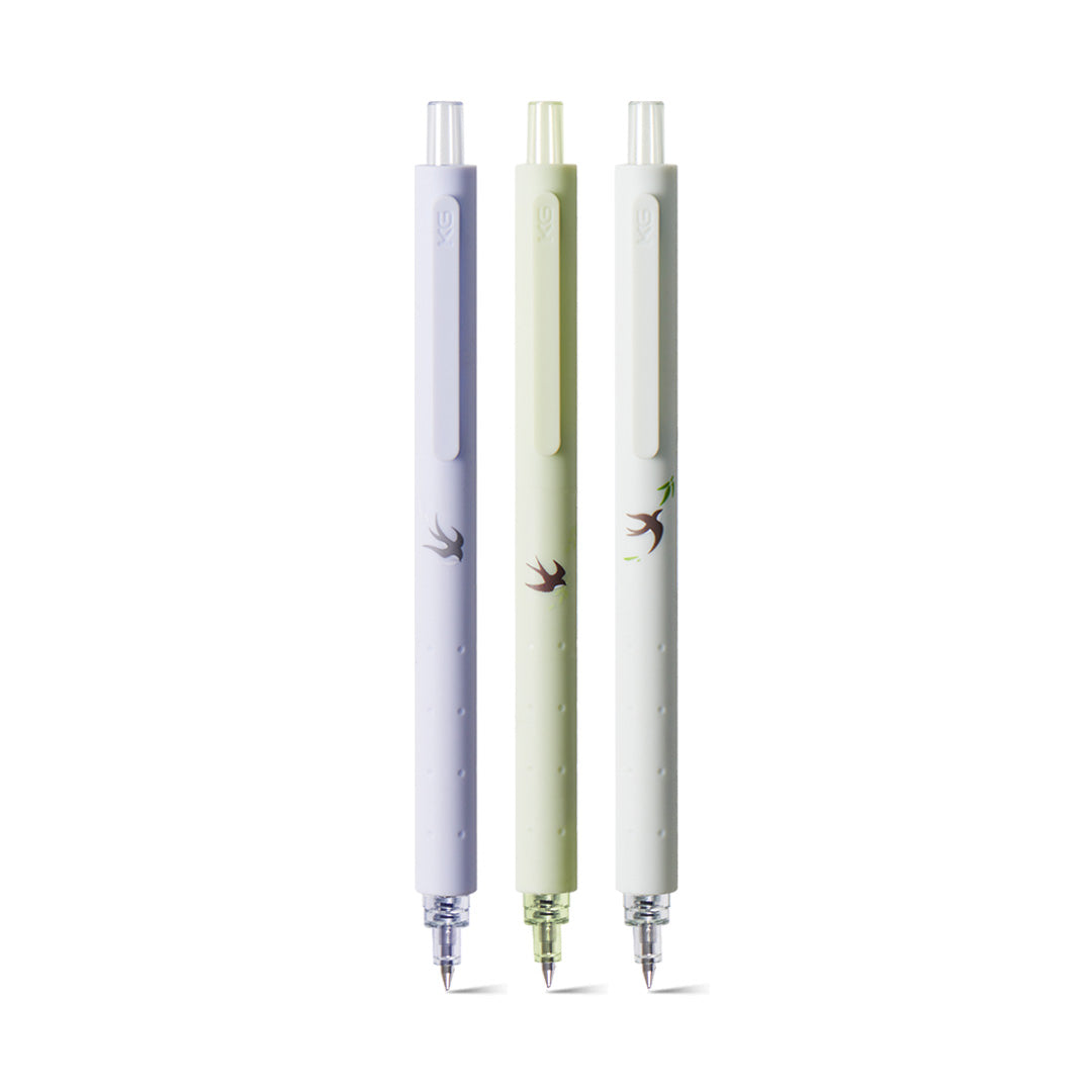 Kaco Rocket Swallow 0.5mm Black Gel Ink Pen