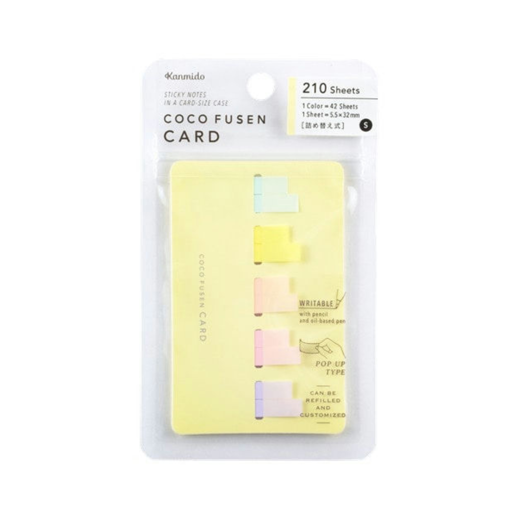 Kanmido Coco Fusen Card 5.5×32mm Sticky Notes
