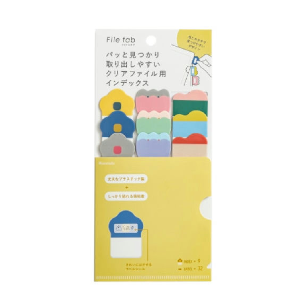 Kanmido File Tab 9 Index Sheets 32 Label Stickers