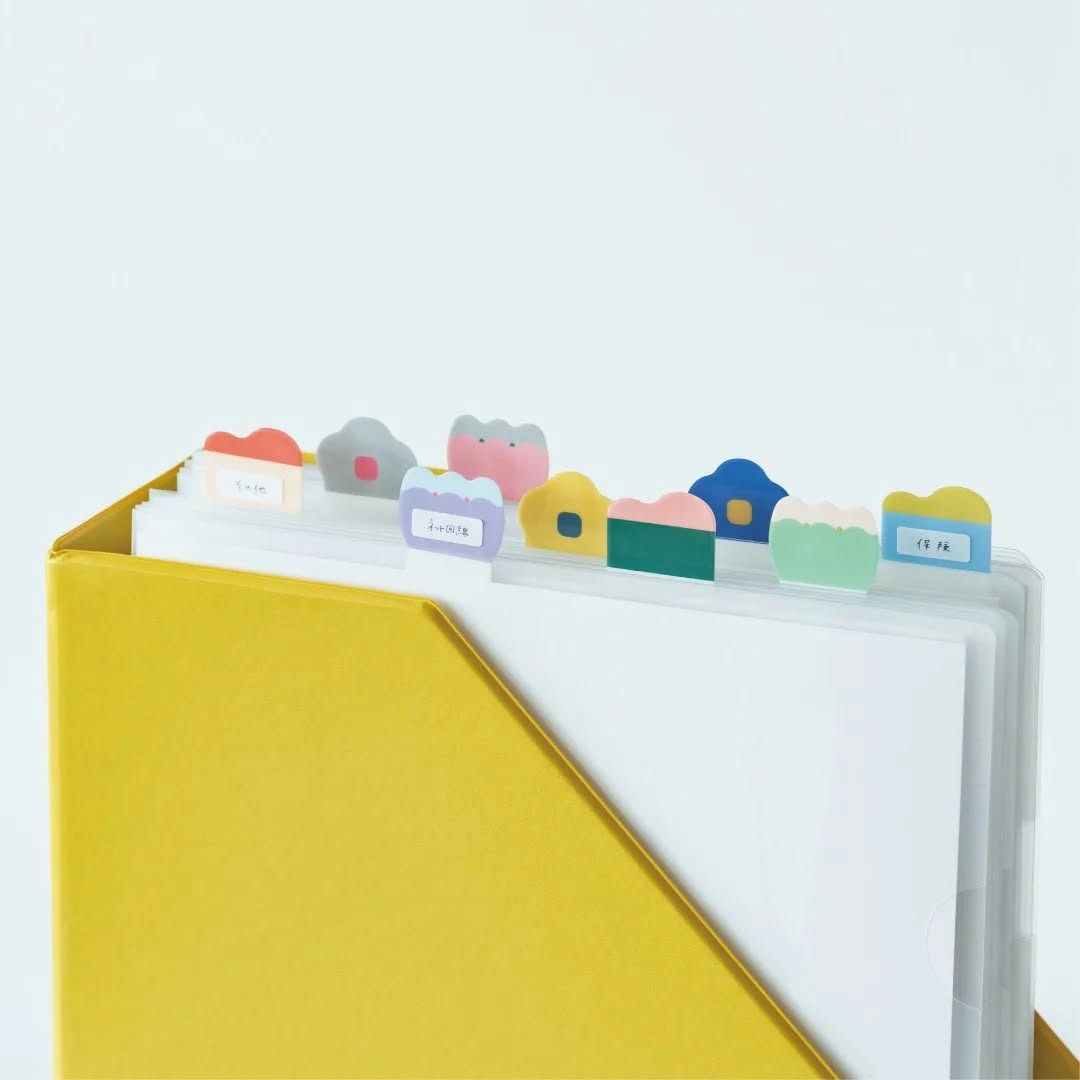 Kanmido File Tab 9 Index Sheets 32 Label Stickers