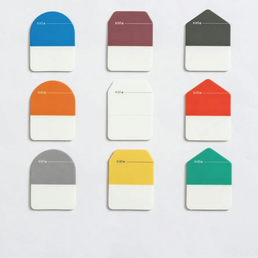 Kanmido File Tab 9 Index Sheets 32 Label Stickers