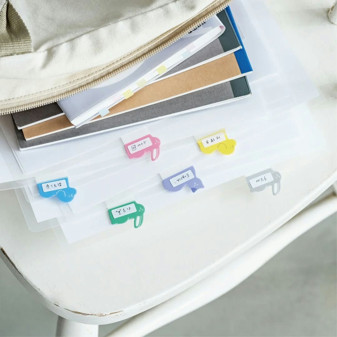 Kanmido File Tab 9 Index Sheets 32 Label Stickers