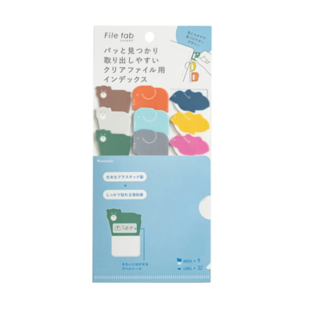 Kanmido File Tab 9 Index Sheets 32 Label Stickers