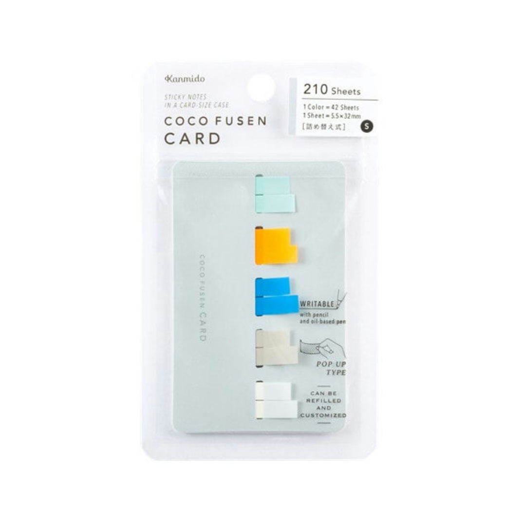 Kanmido Coco Fusen Card 5.5×32mm Sticky Notes