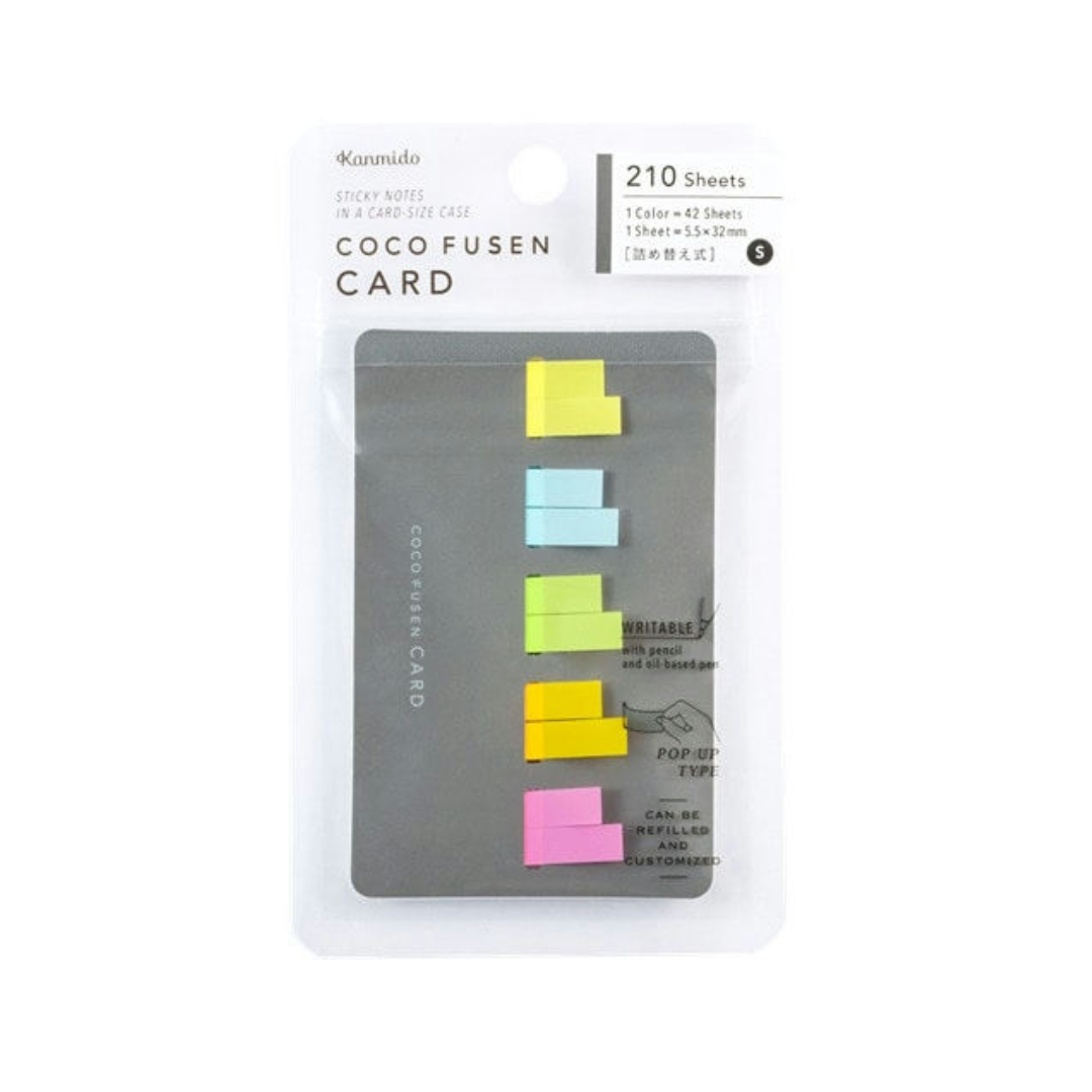 Kanmido Coco Fusen Card 5.5×32mm Sticky Notes