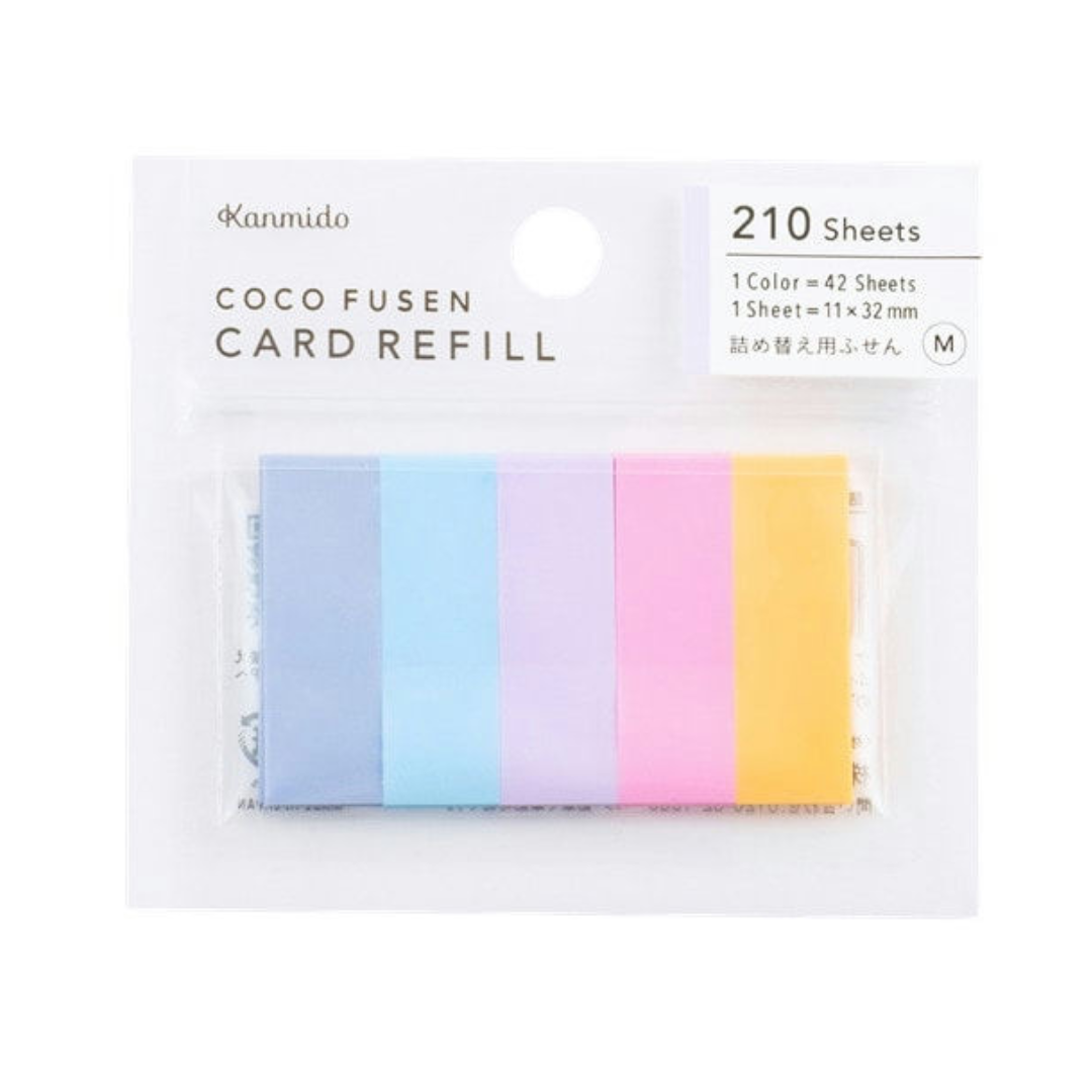 Kanmido Coco Fusen Card Refill M Size Sticky Note