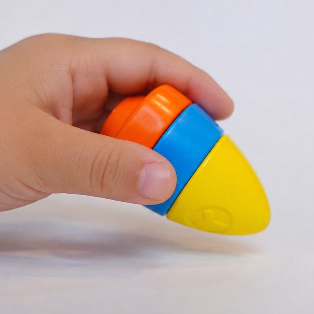 Keyroad 3IN1 Rocket Wax Crayons Set
