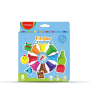 Keyroad Finger Stick on Wax Crayons Set