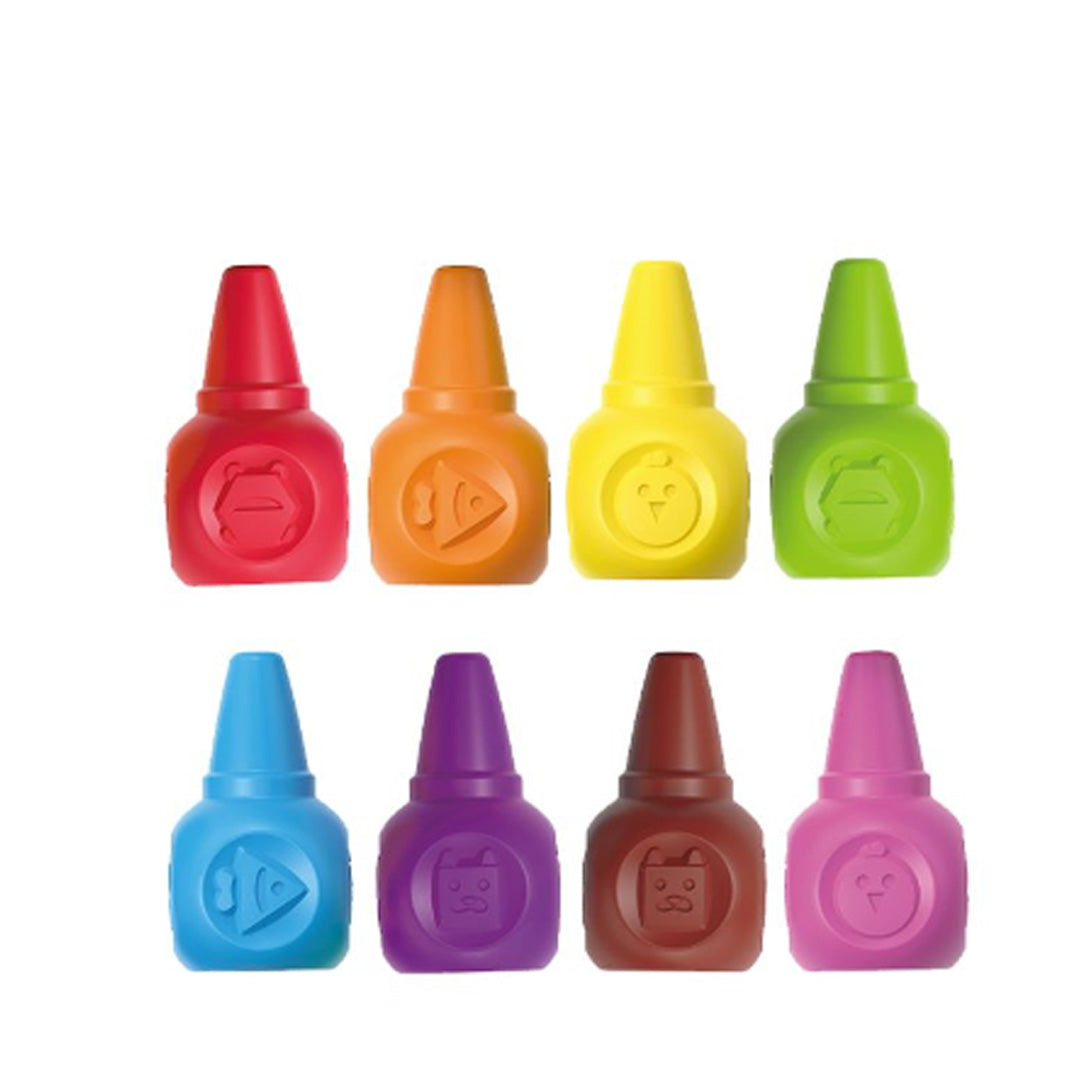 Keyroad Finger Stick on Wax Crayons Set