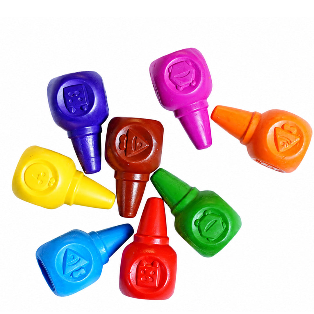 Keyroad Finger Stick on Wax Crayons Set