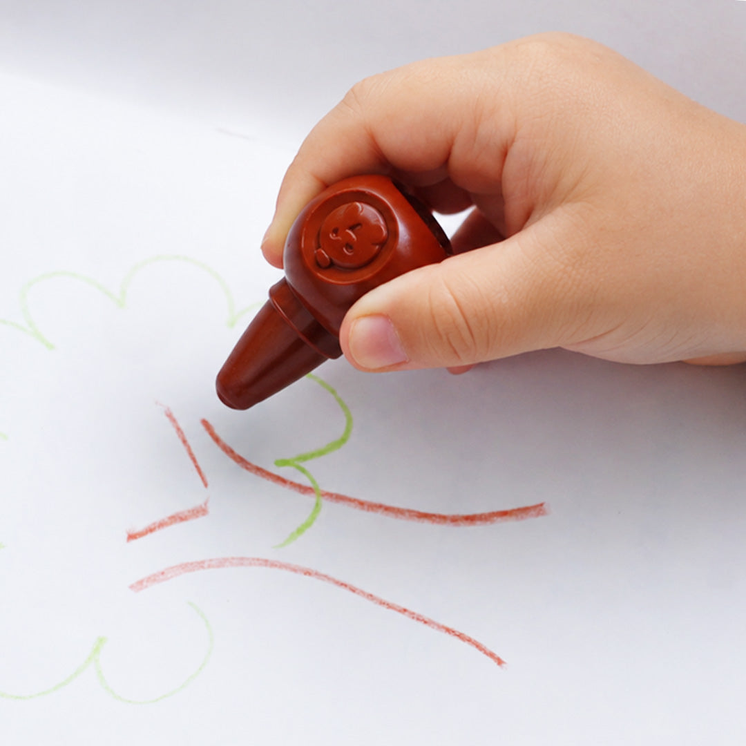 Keyroad Finger Stick on Wax Crayons Set