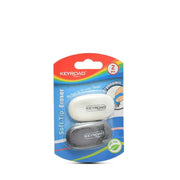 Keyroad Soft Tip Black & White Eraser Set