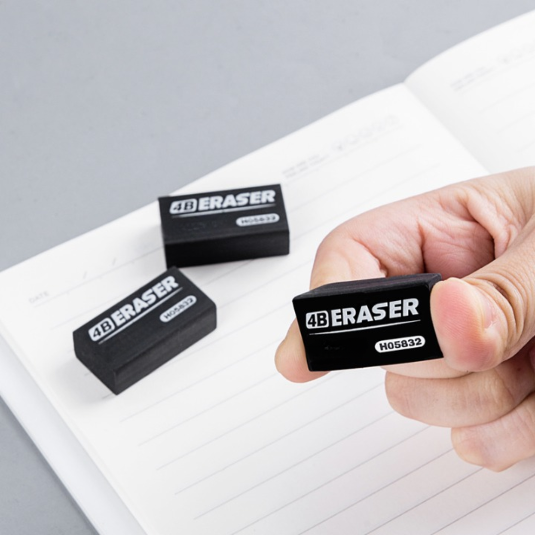 Kinbor 4B Black Eraser (Pack of 5)