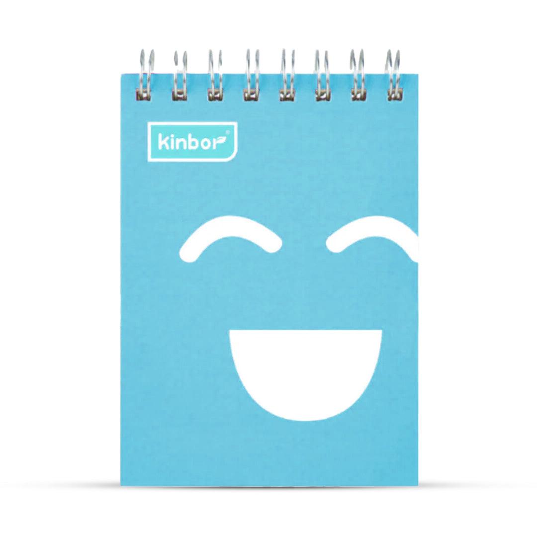 Kinbor A6 Spiral Notepad - Smiley	HWYG0807