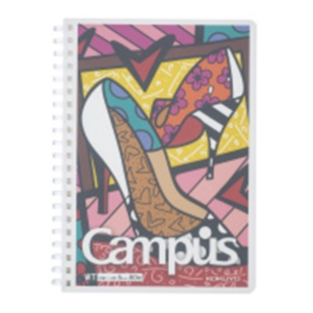 Kokuyo Campus Romero Britto Soft Ring B6 Ruled Notebook