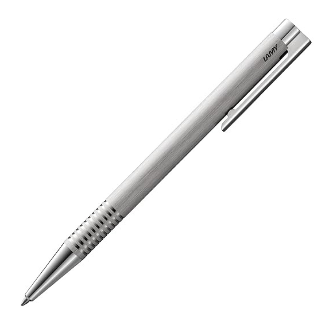 Lamy 206 Logo Brushed Stainless Steel Ballpoint Pen