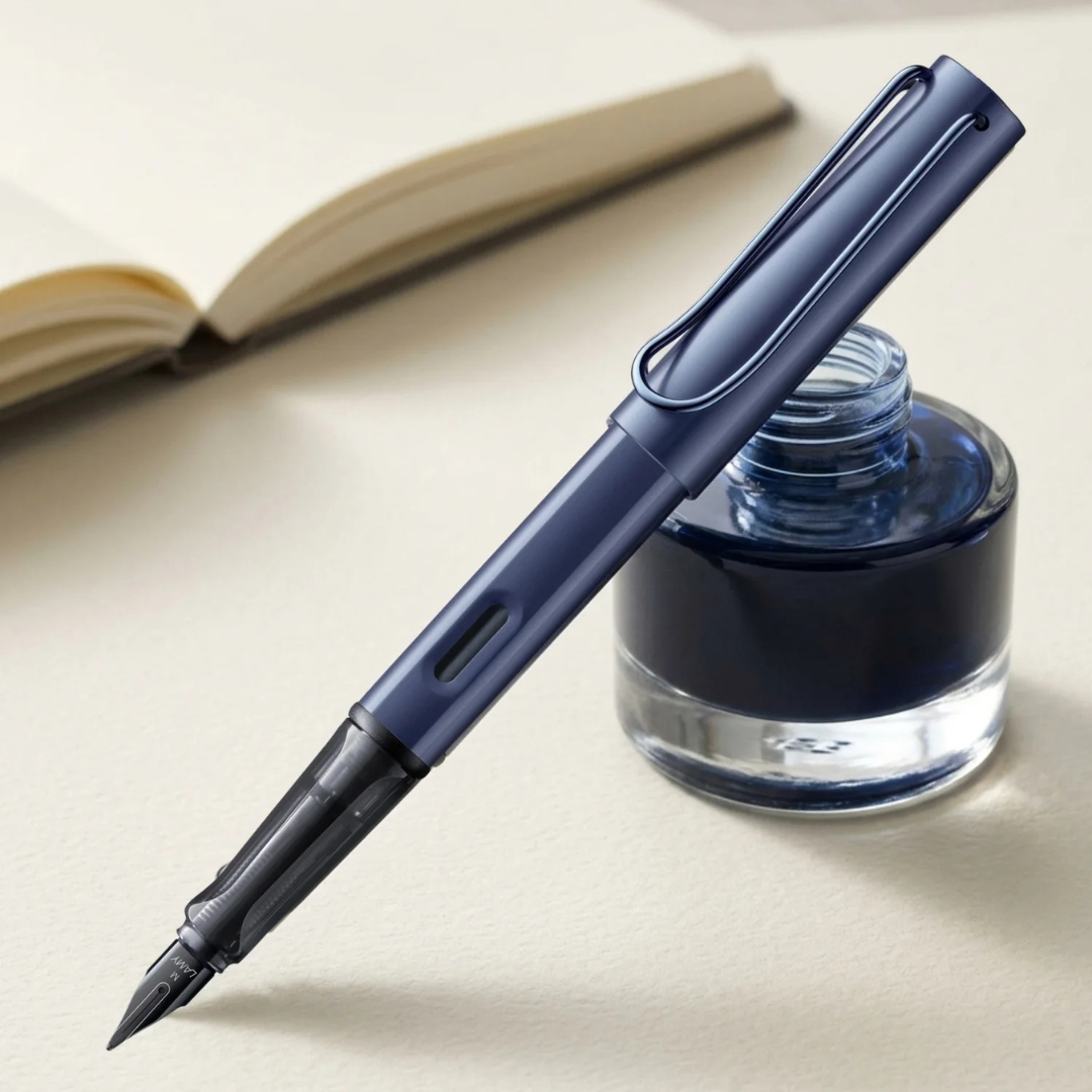 Lamy 0E5 LX Blue PVD Special Edition Fountain Pen