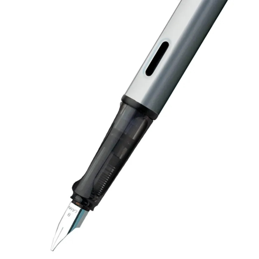 Lamy AL-Star 026 Fountain Pen Fine Graphite With Chrome Metal Clip